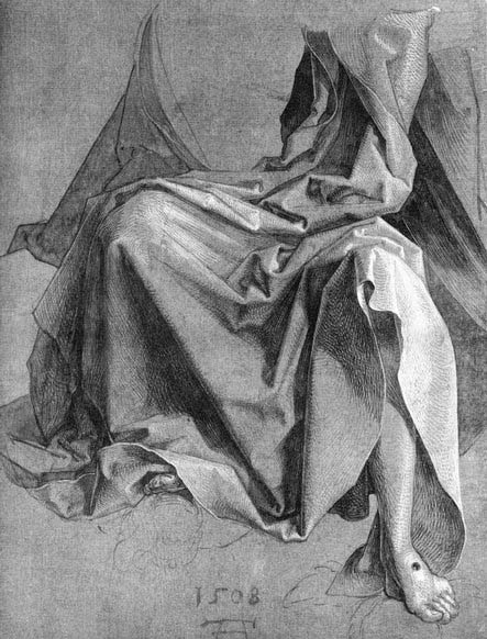 Study of a Drapery